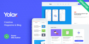 Yolox | Modern WordPress Blog Theme for Business 1.0.13