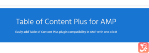 AMP Table of Content Plus for AMP 1.6.8