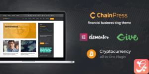 ChainPress | Financial WordPress Business Blog Theme 1.0.5