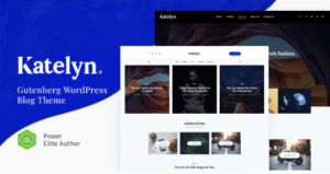 Katelyn | Creative Gutenberg Blog WordPress Theme 1.0.10