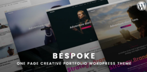 Bespoke - Onepage Creative WordPress Theme 1.0