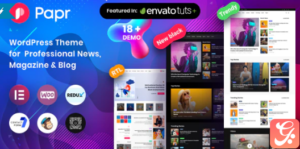 News Magazine Papr - News Magazine WordPress Theme 1.4.2