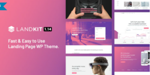 Landkit - WordPress Landing Page Theme 1.14