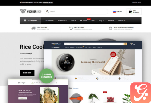 WoonderShop WooCommerce Theme for eCommerce Professionals