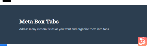 Meta Box Tabs 1.1.13