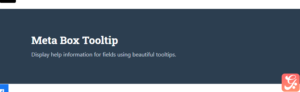 Meta Box Tooltip 1.1.4