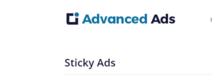 Advanced Ads: Sticky Ads 1.8.5