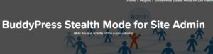 BuddyPress Stealth Mode For Site Admin 1.2.9