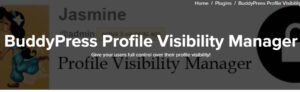 BuddyPress Profile Visibility Manager 1.2.1