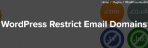 WordPress Restrict Email Domains 1.2.2