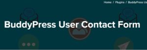 BuddyPress User Contact Form 1.2.2