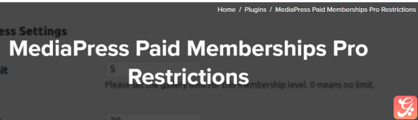 MediaPress Paid Memberships Pro Restrictions