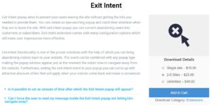 Popup Builder Exit Intent 4.2