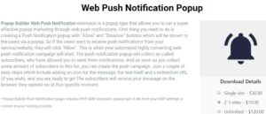 Popup Builder Push Notification 2.1