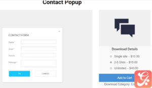 Popup Builder Contact Form 3.3