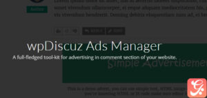 WpDiscuz – Ads Manager 7.0.8