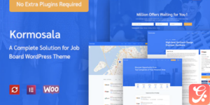 Kormosala – Job Board WordPress Theme 1.0.16