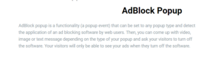Popup Builder AdBlock 3.1