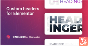 Customizable headings for Elementor – Headinger 1.1.4