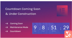 Coming Soon Widget for Elementor 1.0