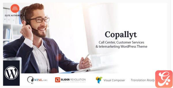 Copallyt : Call Center & Telemarketing WordPress Theme