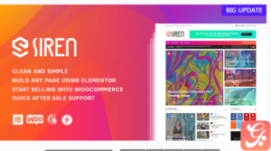 Siren - News Magazine Elementor WordPress Theme 2.2.6