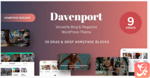 Davenport - Versatile Blog and Magazine WordPress Theme 1.2