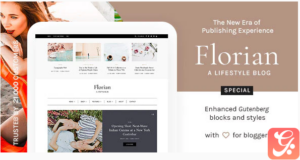 Florian - Responsive Personal WordPress Blog Theme 1.4.2