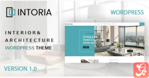 Intoria - Interior Architecture WordPress Theme 1.0.1
