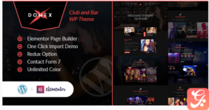 Domex - Night Club WordPress Theme