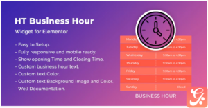 HT Business Hour Widget for Elementor 1.0.3
