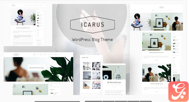 Icarus - Personal Blog WordPress Theme