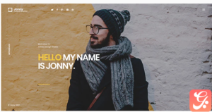 Jonny - Personal WordPress Theme 1.1