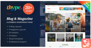 Thype | Personal Blog WordPress 1.1.8