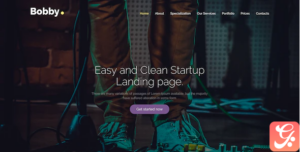 Bobby - Creative Service Landing Page Drupal 8 Theme