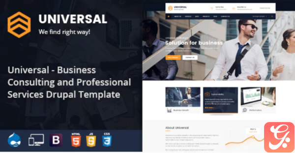 Universal Consulting Business Drupal Theme 1