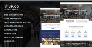 Up.Co - Creative Office Space & Business Drupal 8.8 Theme