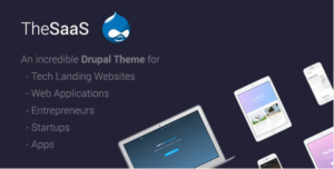 TheSaaS - Responsive SaaS, Software & WebApp Drupal 8 Themes