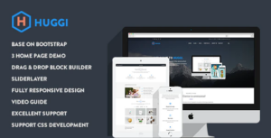 Huggi - Responsive Business Drupal 8.7 Theme