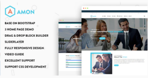 Amon - Responsive Business Drupal 8.5 Theme