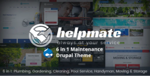 Helpmate - 6 in 1 Maintenance Drupal Theme