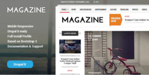 Gazeta - News & Magazine Drupal 8 Theme
