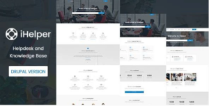 iHelper - Drupal Knowledge & Helpdesk Theme