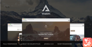 Waxom — Clean and Universal Responsive Joomla Template