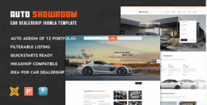 Auto Showroom - Car Dealership Joomla Template