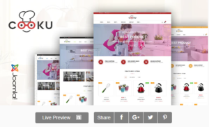 Vina Cooku - Clean, Simple VirtueMart Joomla Template