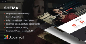 Shema - Creative One Page Joomla Template