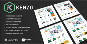 Vina Kenzo - Responsive VirtueMart Joomla Template