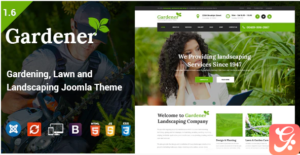 Gardener - Gardening, Lawn and Landscaping Joomla Theme