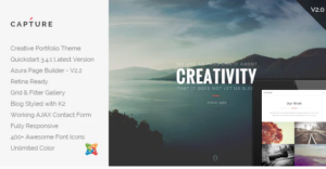 Capture - Creative Portfolio Joomla Template